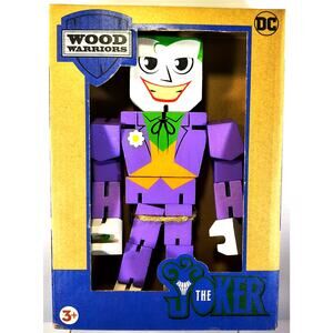 PPW Toys Wood Warriors DC Comics Series 1 THE JOKER, New, See Pics/Descr.